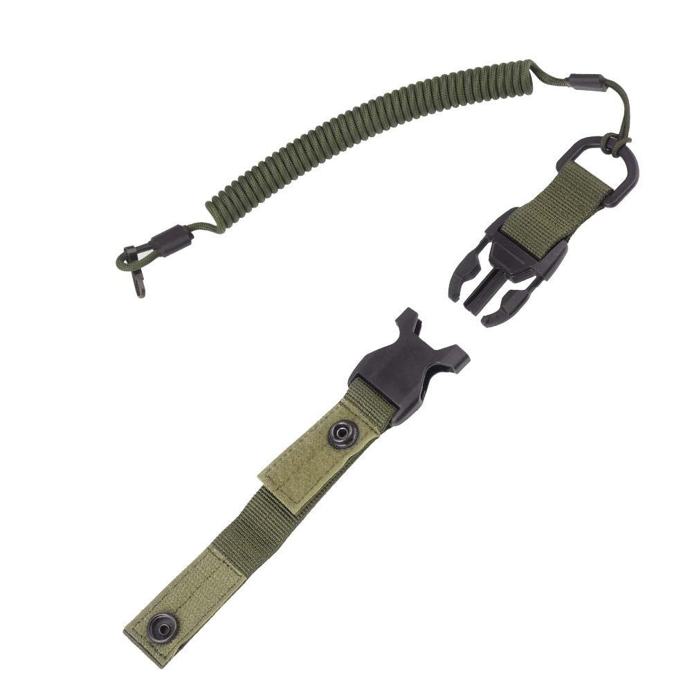 EDCX Elastic Lanyard with Quick Release Belt Loop Army Green 2031