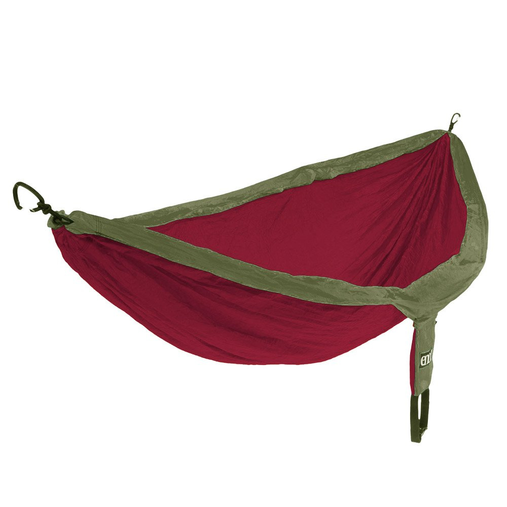 ENO DoubleNest® Hammock Khaki / Maroon DH025 best price check