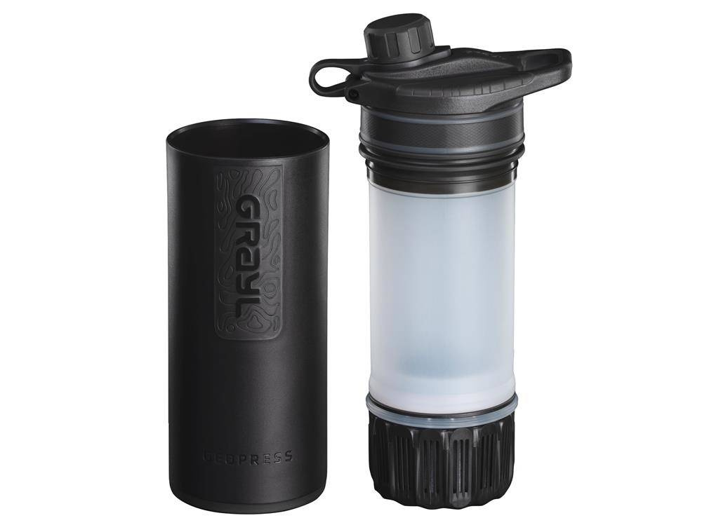 Grayl GeoPress water filter bottle 710 ml Black 400COV best