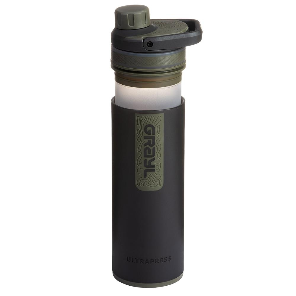 Grayl UltraPress water filter bottle 500 ml Black / Green 500