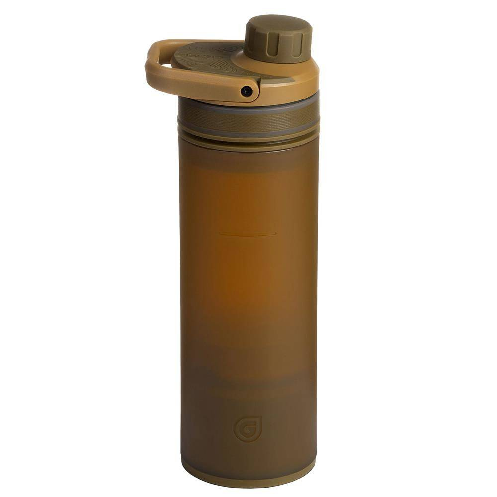 Grayl UltraPress water filter bottle 500 ml Brown 500CBN best