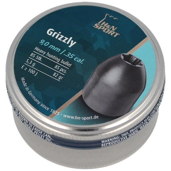 H&N Airgun pellet Grizzly 9mm 85 pcs 96335608201 best price