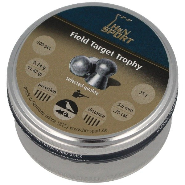 H&N Field Target Trophy Airgun Pellets .20 / 5.0 mm 500 pcs best