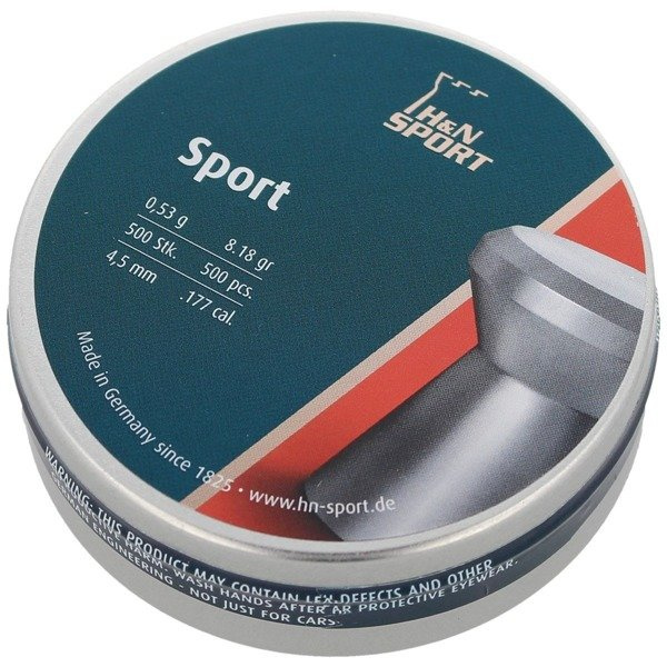 H&N Sport Diabolo Sport Air gun pellets .177 / 4.5 mm 500 pcs