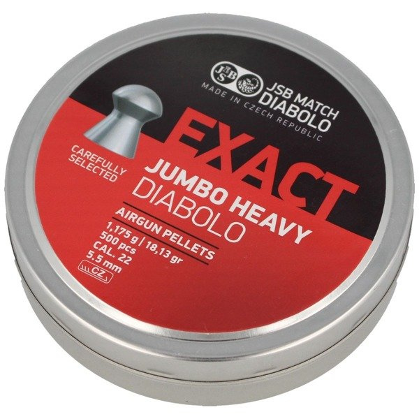 JSB Exact Jumbo Heavy Pellets 5.52 mm 500 pcs 546287500 best price check availability