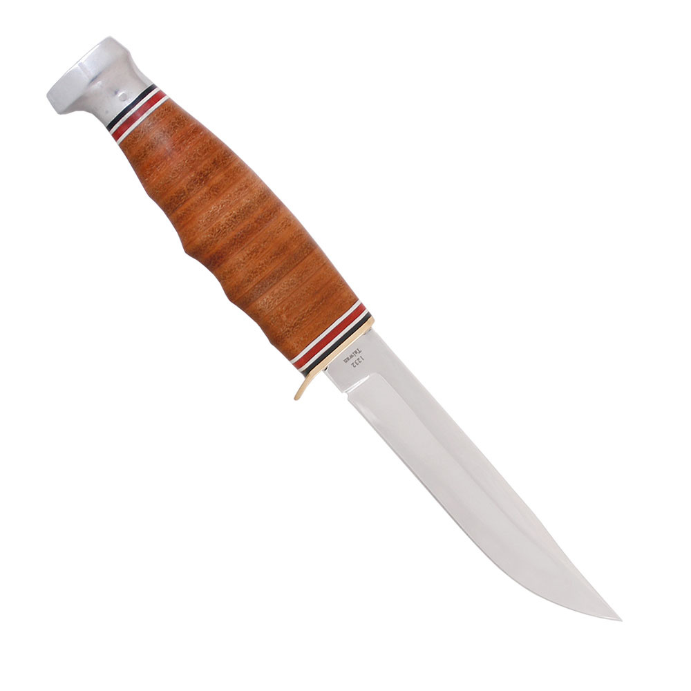 KaBar 1232 Leather Handled Hunter Knife best price check