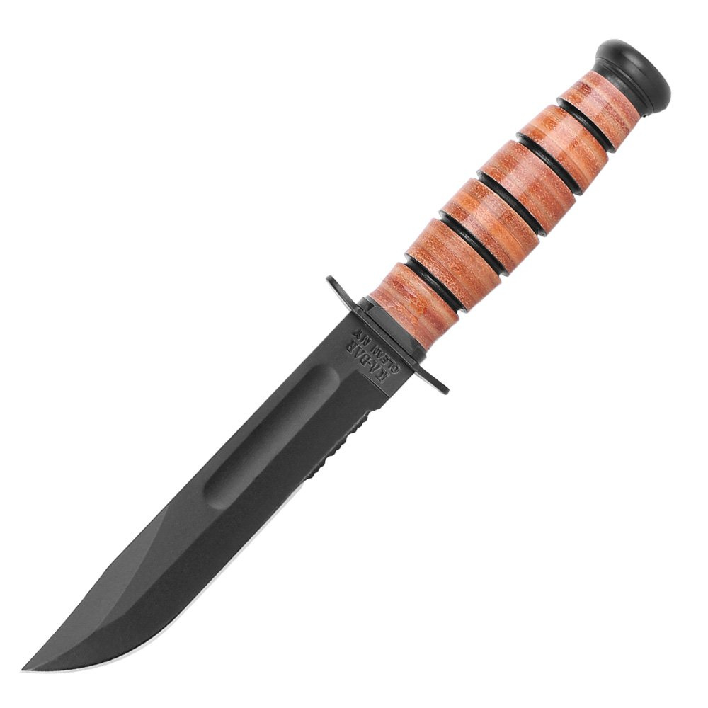 KaBar 1252 Short USMC Serrated Knife best price check availability