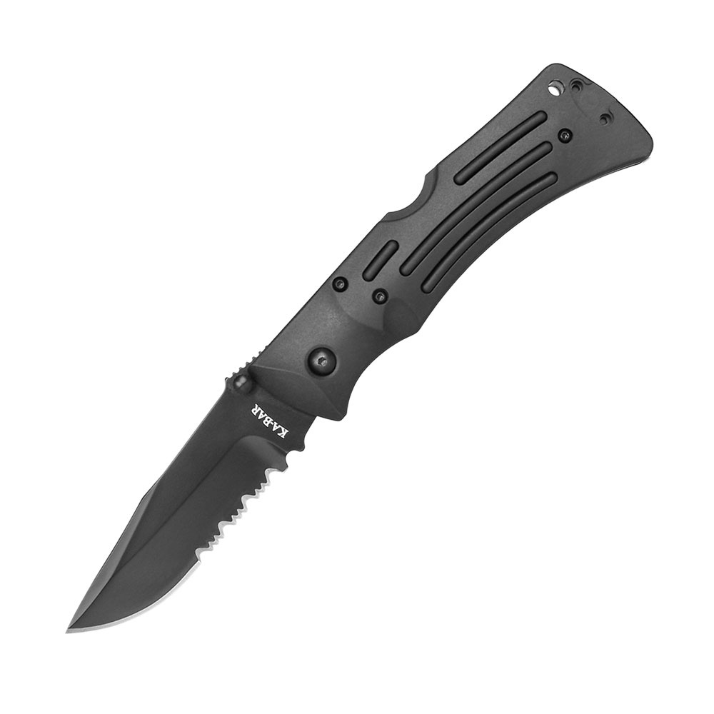 KaBar 3051 MULE Folder Serrated Knife best price check