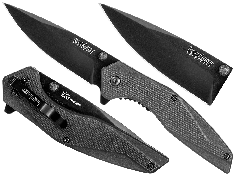 Kershaw EDC Folding Knife 8Cr13MoV Gray / Black 1366 best price