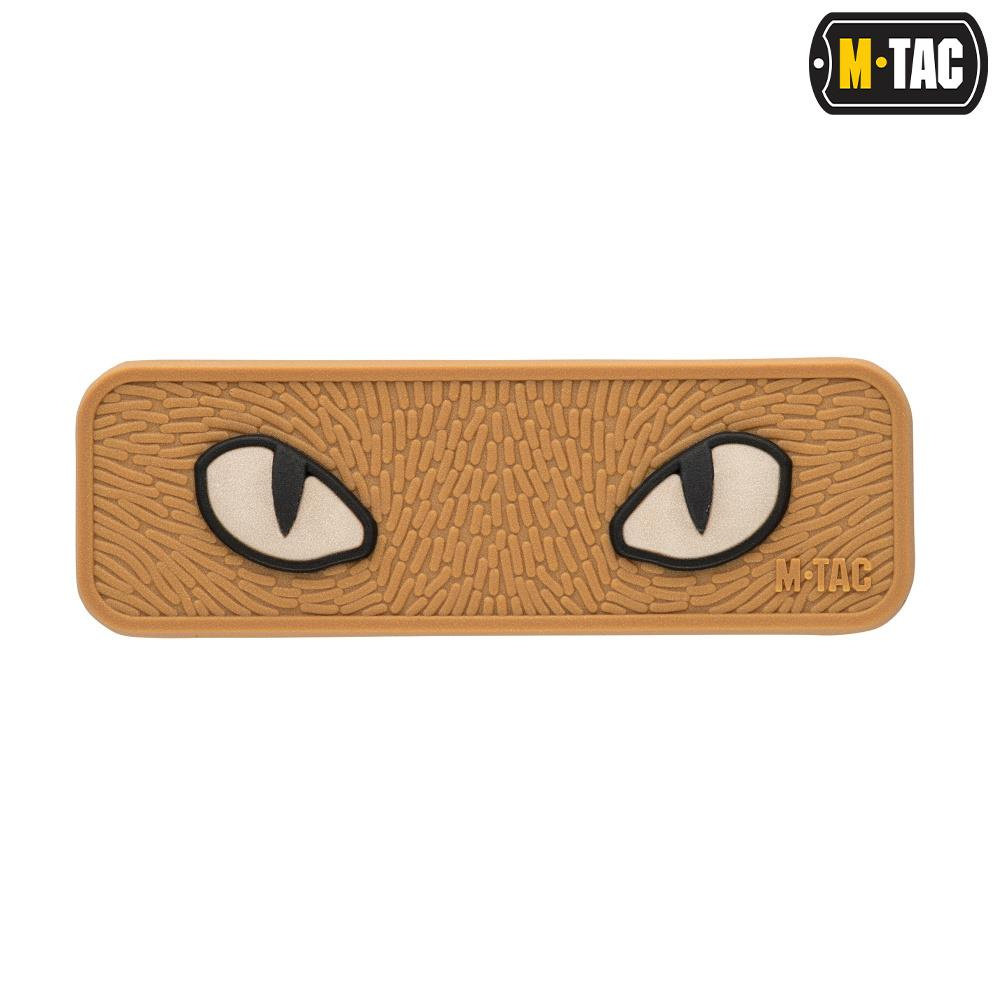 MTac 3D PVC Cat Eyes Patch Coyote 51114005 best price check availability, buy online