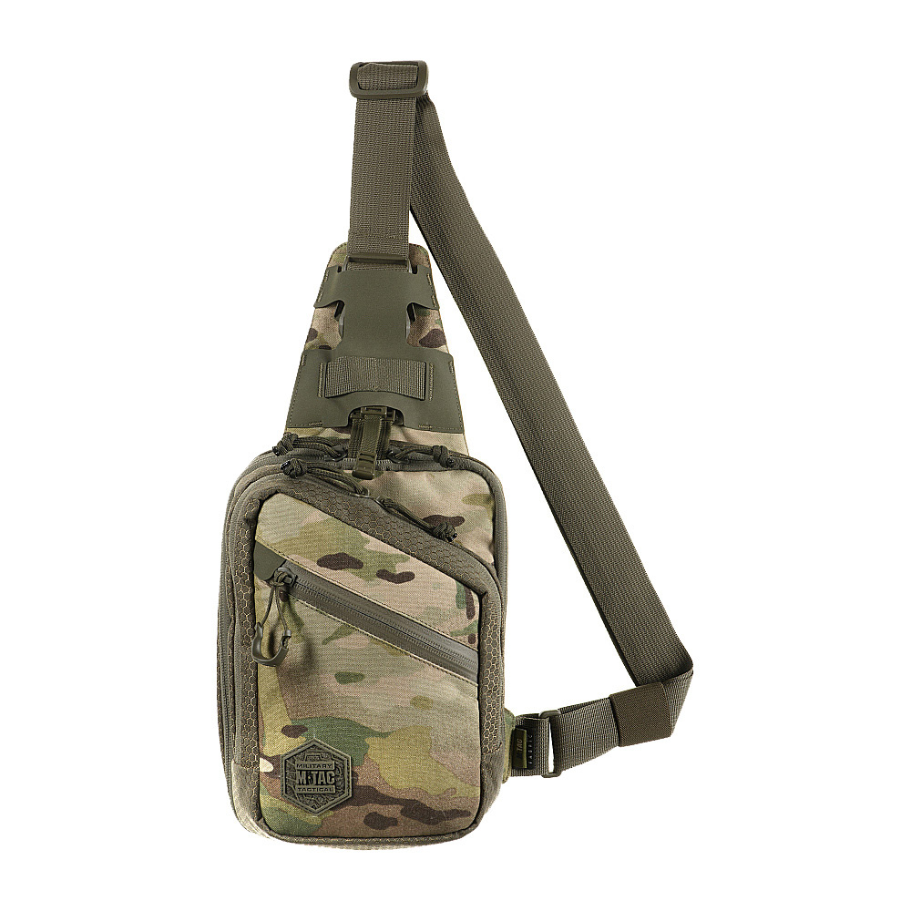 MTac Elite Hex Shoulder Bag with Holster Multicam / Ranger Green