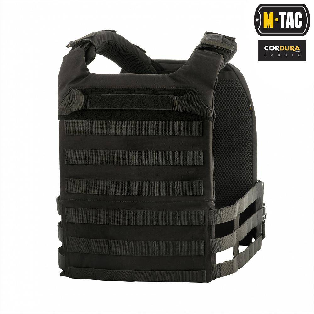 MTac Plate Carrier Cuirass QRS XL Tactical Vest Black 10180002 best price check