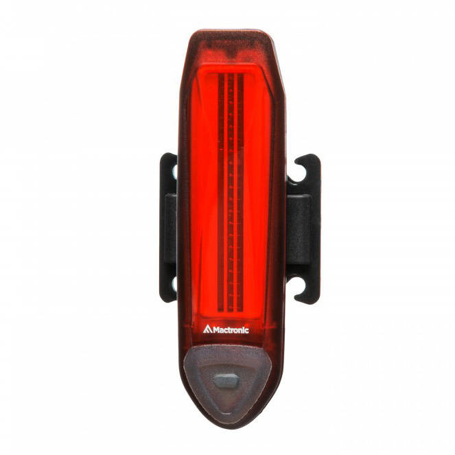 Mactronic Red Line LED Rechargeable Rear Bicycle Light 20 lm