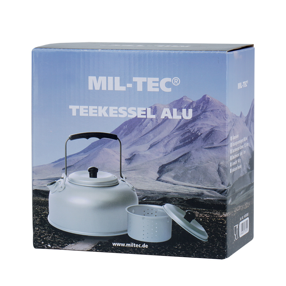 MilTec Travel Tea Kettle 800ML Aluminium 14695000 best price