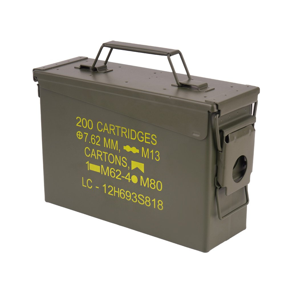 MilTec US Army M19A1 .30 Cal Steel Ammunition Box Replica