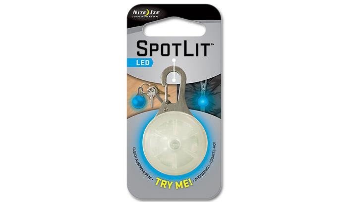 Blue Spotlit LED Carabiner Light