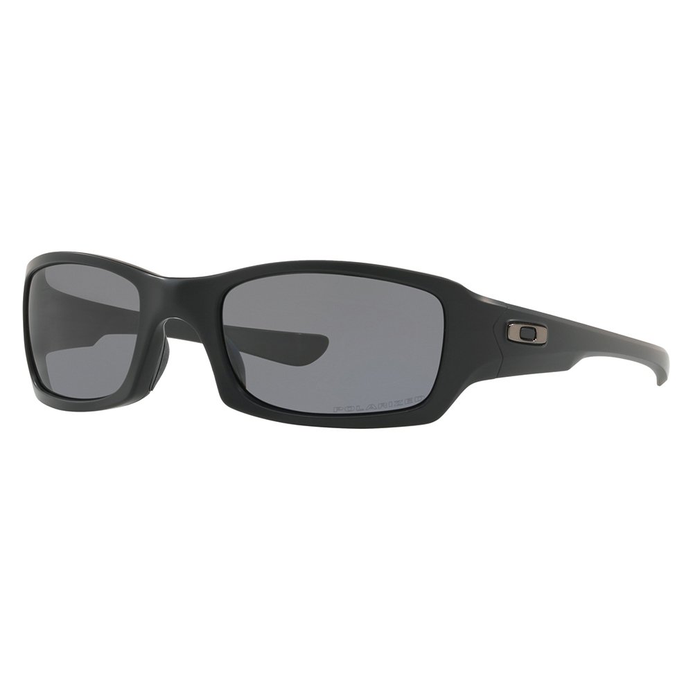 oakley fives squared sunglasses polished black grey