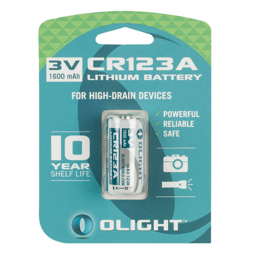 Olight Lithium Battery CR123A 3V 1600 mAh best price check