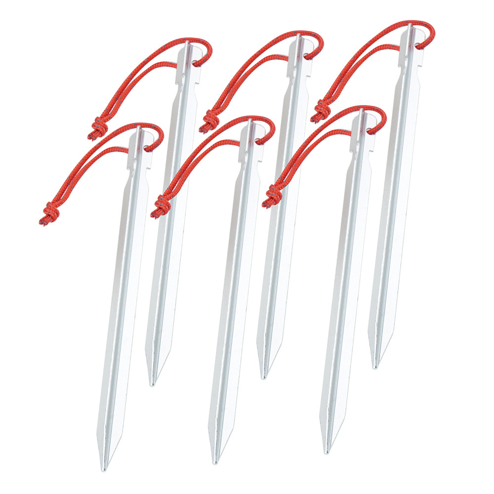 Rockland Aluminum Tarp Pegs 18 cm Set of 6 pcs best price check availability, buy online