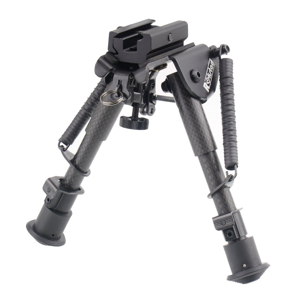 Rokstad Carbon Fiber Spring Bipod NonSwivel 155230 mm Harris