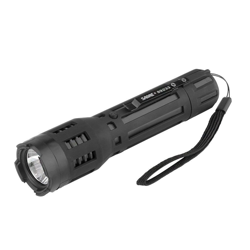 Sabre Stun Gun with LED flashlight 5 mln V 120 lm Black S