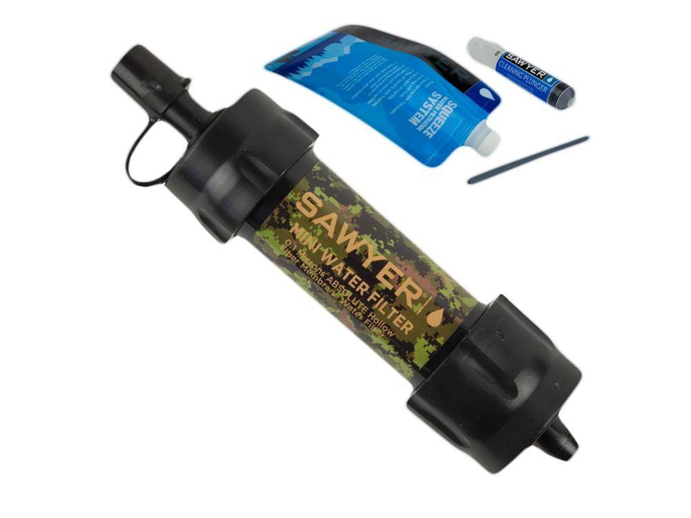 Sawyer Mini Water Filtration System Camo Sp107 Best Price Check Availability Buy Online With Fast Shipping