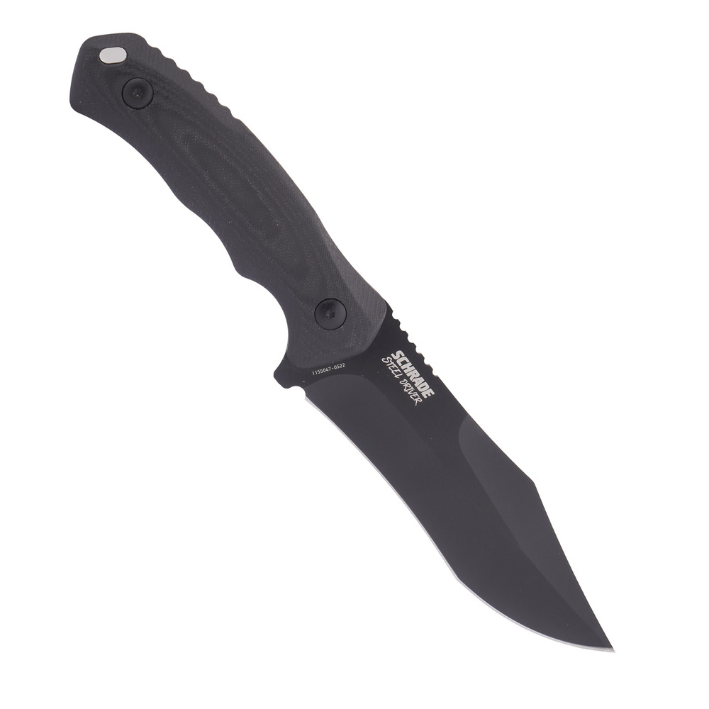 Schrade Steel Driver Fixed Blade Hunting Knife Black 1182618 best