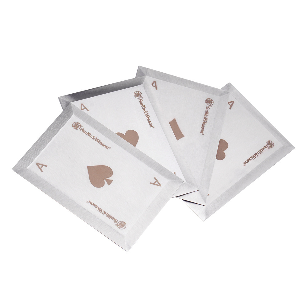 Smith&Wesson Bullseye Throwing Cards Steel 4 Pieces 1136222
