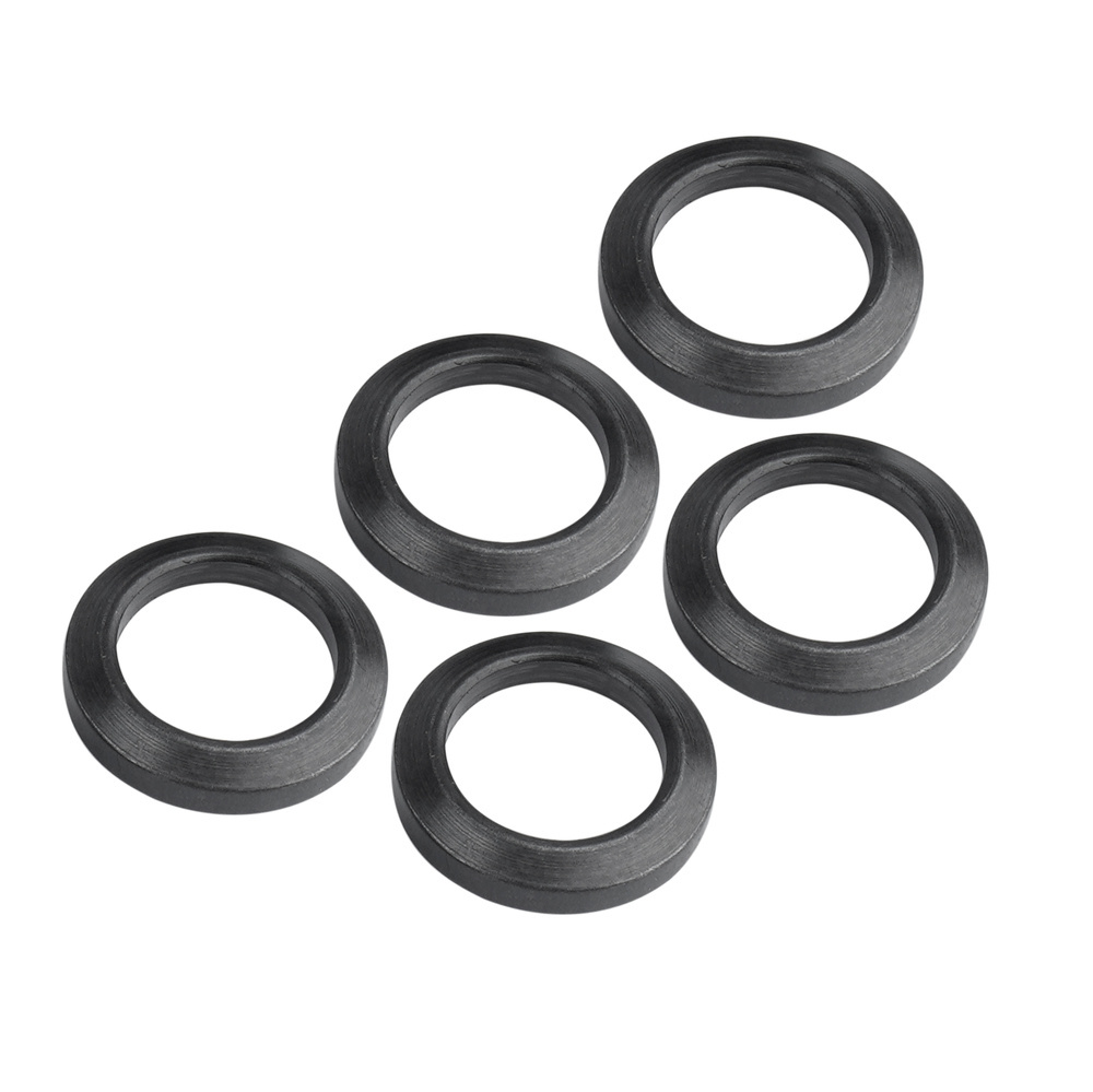 Tactical Weapon System Crush Washer for AR15 1/2x28 Thread 5 pcs. Steel Black best