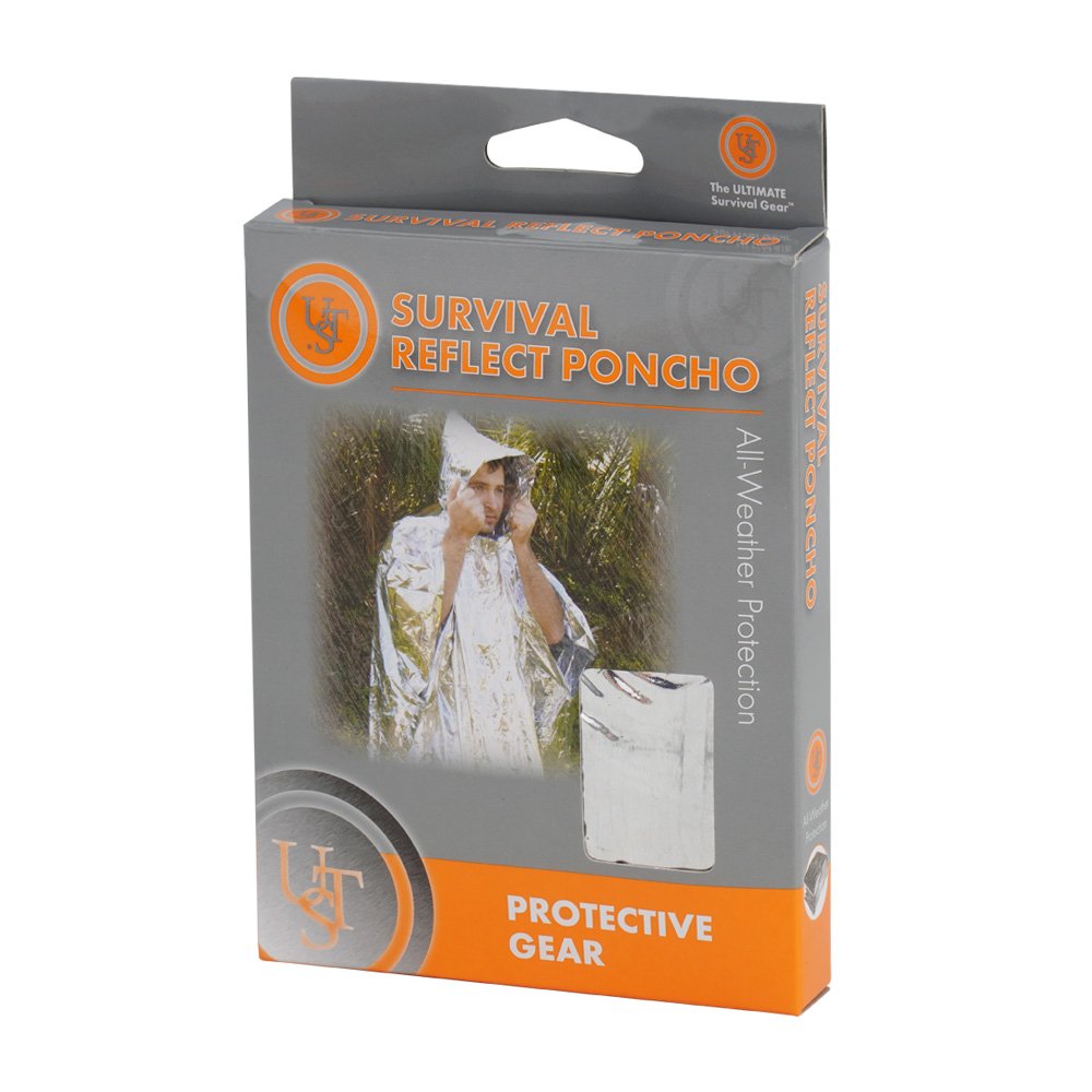 Can be used for h UST Survival Poncho 20-190-1000 Offers all-weather protection 