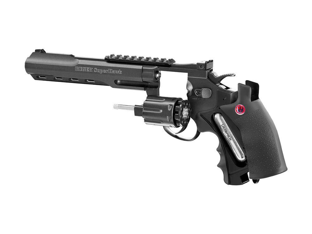 Umarex Ruger Superhawk 6" Revolver Airsoft Replica CO2 Black 2.5780 best price check