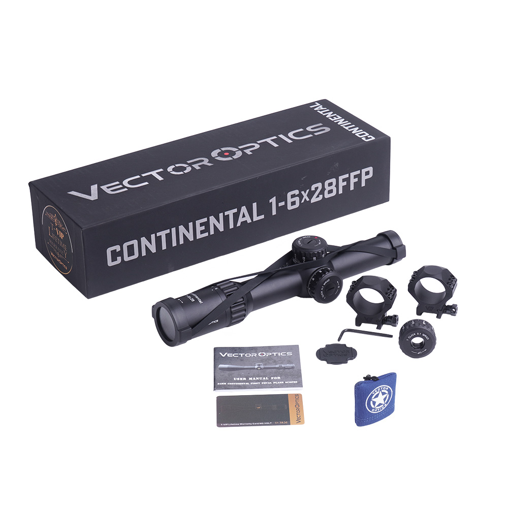 Vector Optics - Rifle Scope Continental 1-6x28 - 34 mm - First