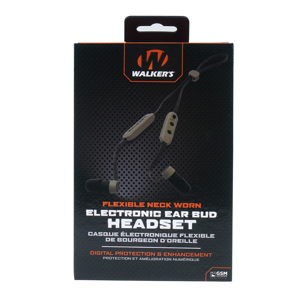 Walker's Electronic Ear Bud Olive GWPRPHE best price check