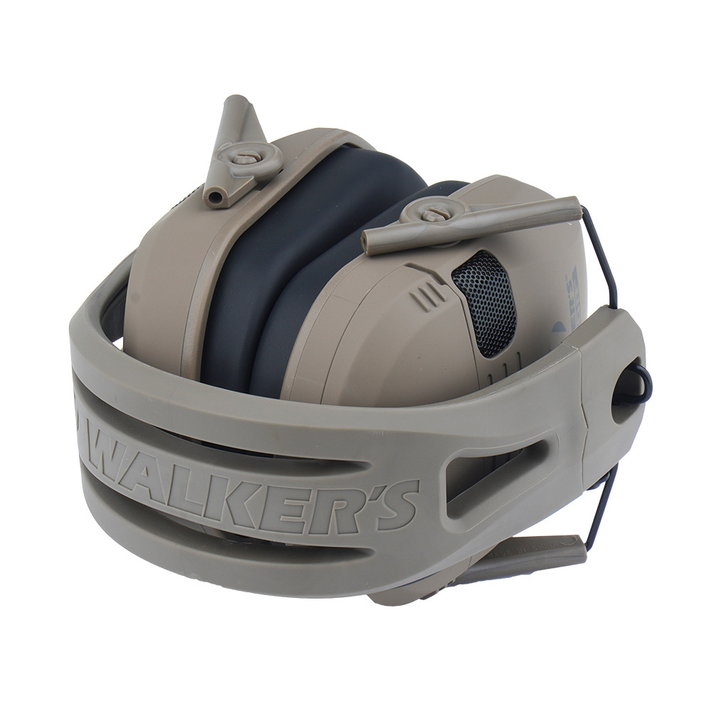 Walker's Razor Slim Electronic TactiGrip Flat Dark Earth GWP