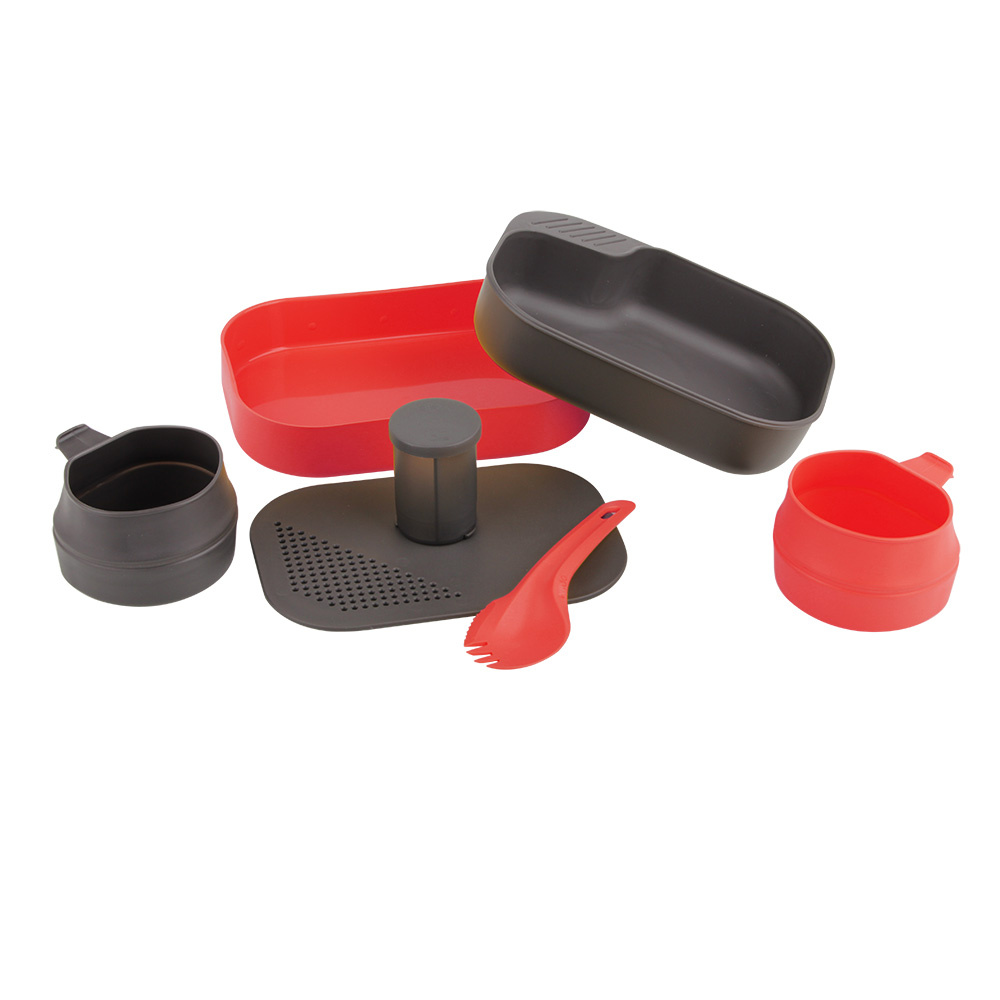 Wildo CampABox Complete Camping Set Red W10268 best price