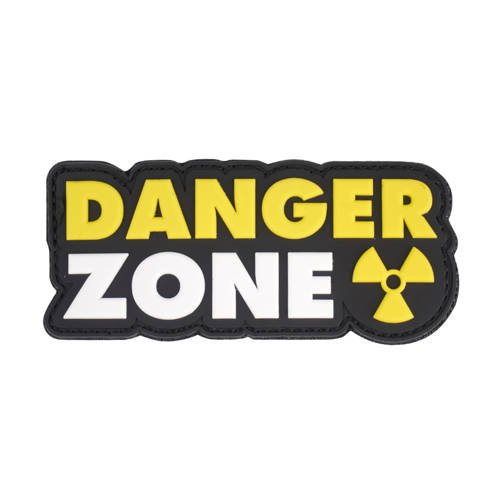 101 Inc. - 3D Patch  - Danger Zone - Yellow / White - 444130-7332