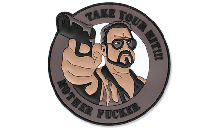 101 Inc. - 3D Patch - Take Your Hit!!! - Brown -  3D PVC Morale Patches