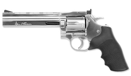 ASG - Dan Wesson 715 6'' Revolver replica - Silver - Low Power - 18194 - CO2 Airsoft Pistols