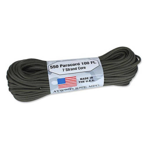 Atwood Rope MFG - Paracord 550-7 - 4 mm - Olive Drab - 100ft - Paracord