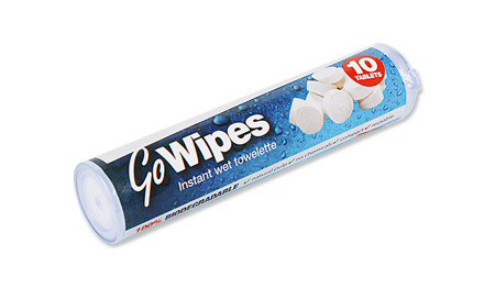 BCB - Compressed cleaning tissues Go Wipes - ADV005 - Hygiene