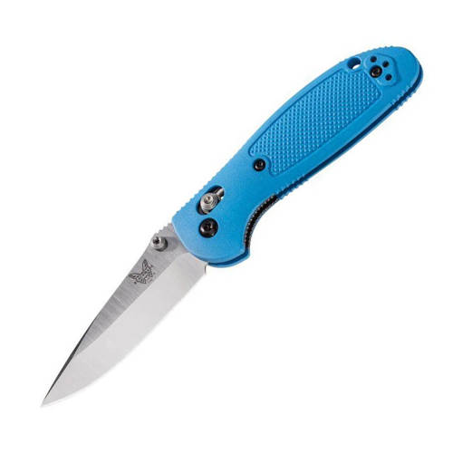 Benchmade - Mini Griptilian® Folding Knife - AXIS® Lock - S30V - Blue - 556-BLU-S30V - Folding Blade Knives
