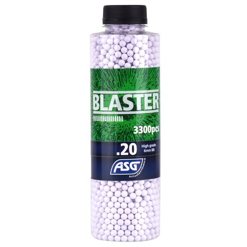 Blaster - Airsoft BB - 0,20 g - 3300 pcs - White - 19402 - 0.20 g BBs