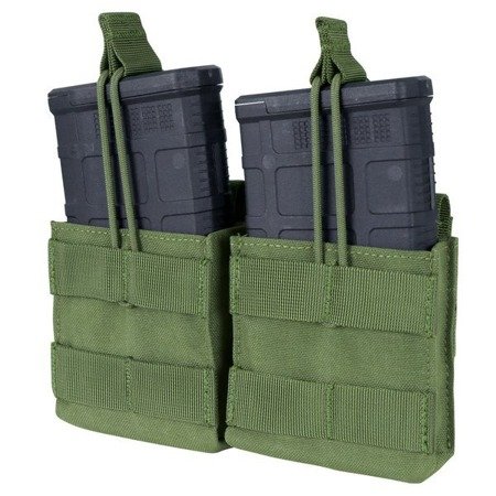 Condor - Open Top Double M14 Mag Pouch - Olive Drab - MA24-001 - Magazine & Ammo Pouches