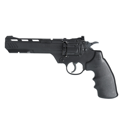 Crosman - Vigilante Airgun Revolver - 4.5 mm Diabolo / 4.46 BB - 6'' Barrel - Black - CCP8B2 - Airgun Pistols
