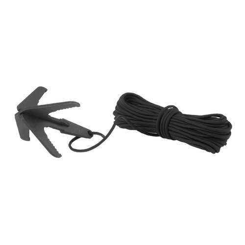 EDCX - Grappling Hook with Paracord 15 m  - Black - 3308