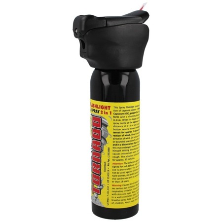 ESP - Police Tornado LED Pepper Spray - 100 ml - Stream - SFL-01-100 - Police pepper sprays