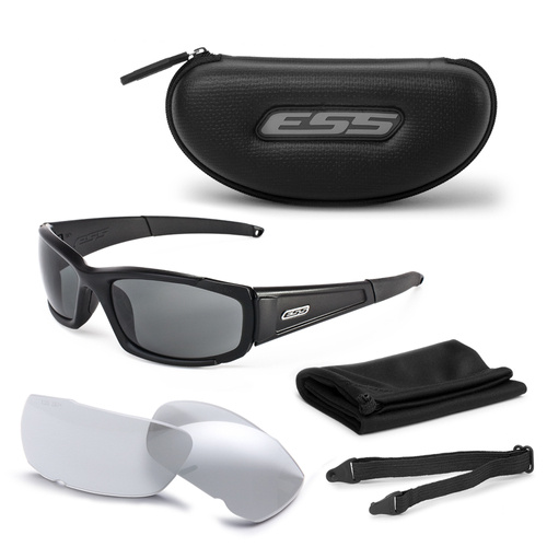 ESS - CDI - Black - Clear / Smoke Gray - 740-0296 - Sunglasses