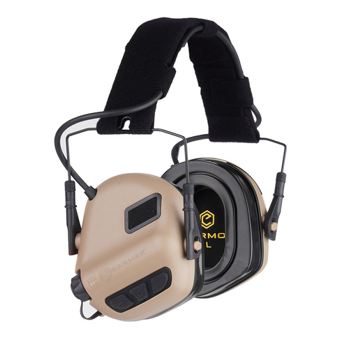 Earmor - Hearing Protection Earmuff M31 PLUS - Coyote Tan - M31-TN (PLUS) - Active Headphones