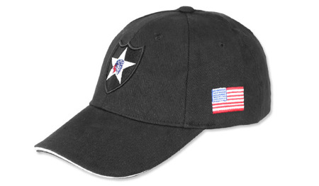FOSTEX - Baseball Cap 2nd Infantry - Black - Baseball & Patrol Caps