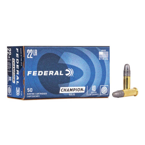 Federal - .22LR Champion Rimfire Ammunition 40 gr / 2.6 g - 50 pcs